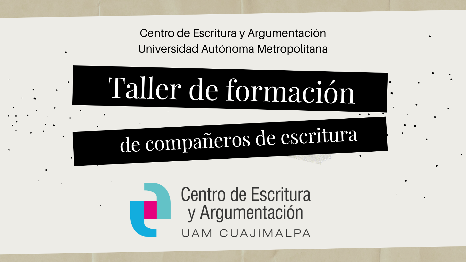 25-I Taller de Formación de Compañeros de Escritura